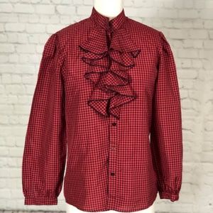 Saks Fifth Ave Red Blouse
